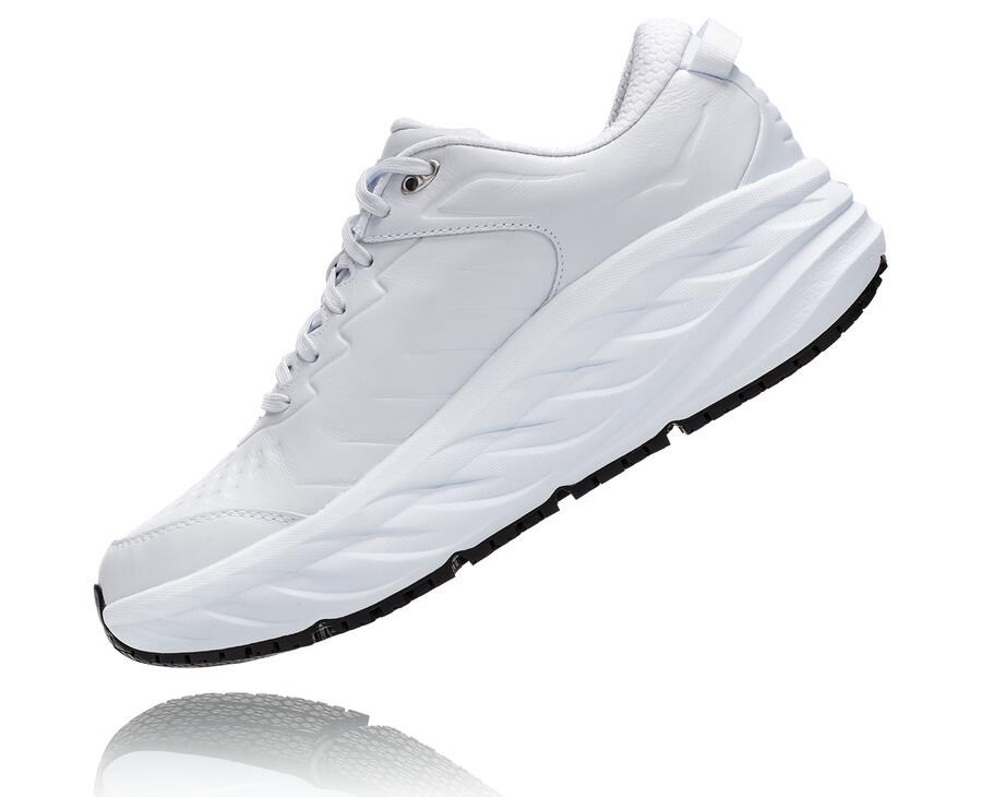 Hoka One One Koşu Ayakkabısı Erkek Beyaz - Bondi Sr - YC3796821